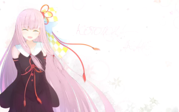 Kotonoha Akane pink hair Anime Vocaloid HD Desktop Wallpaper | Background Image