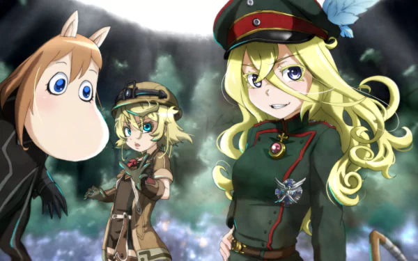 Viktoriya Ivanovna Serebryakov Lyza (Made in Abyss) Tanya Degurechaff The Saga of Tanya the Evil Made in Abyss Anime crossover HD Desktop Wallpaper | Background Image