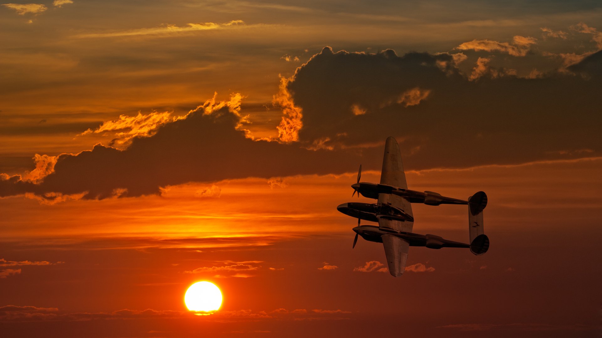 Military Lockheed P 38 Lightning 8k Ultra Hd Wallpape - vrogue.co