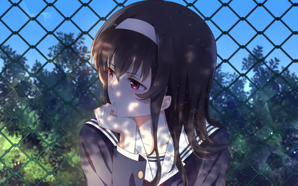 Utaha Kasumigaoka Anime Saekano: How to Raise a Boring Girlfriend HD Desktop Wallpaper | Background Image
