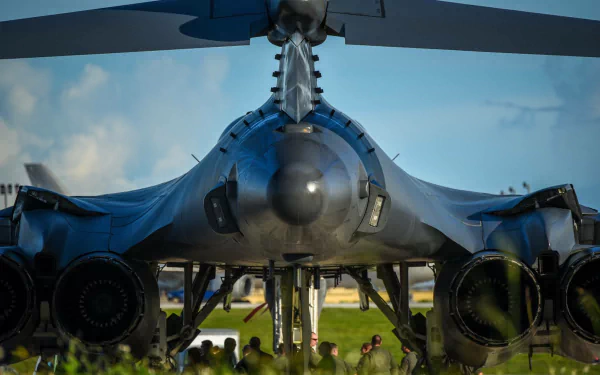 aircraft bomber military Rockwell B-1 Lancer HD Desktop Wallpaper | Background Image