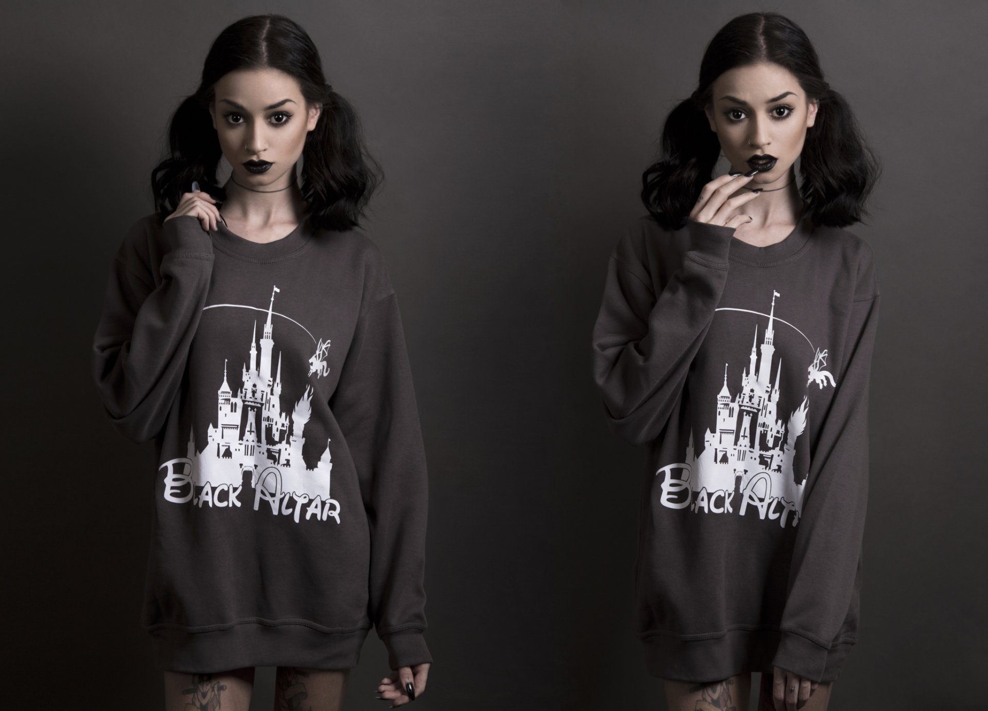 Download Gothic Model Woman Felice Fawn HD Wallpaper