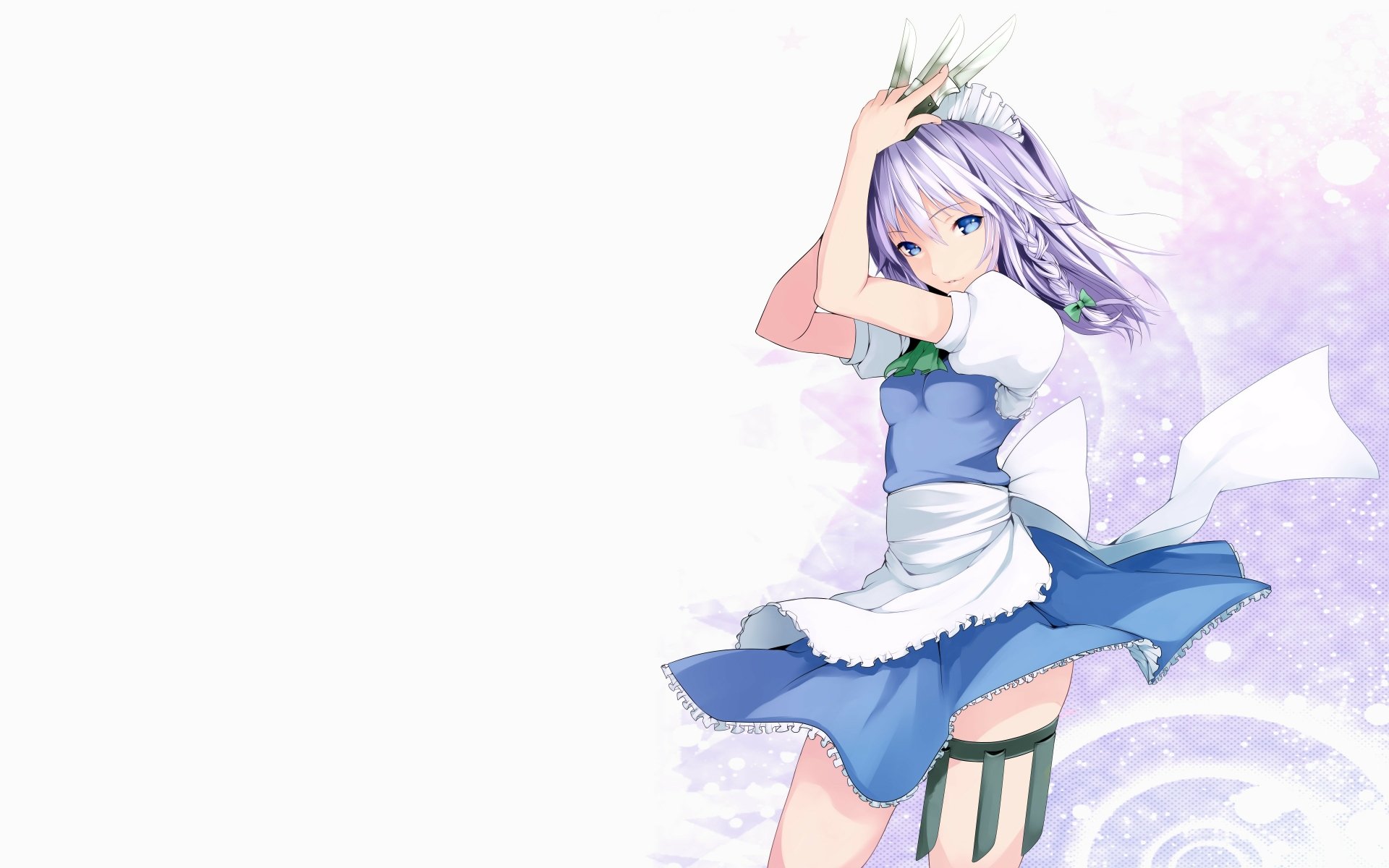 Download Sakuya Izayoi Anime Touhou 4k Ultra HD Wallpaper