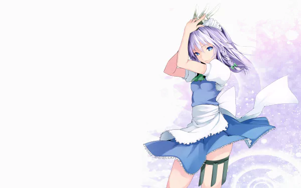Sakuya Izayoi Anime Touhou HD Desktop Wallpaper | Background Image