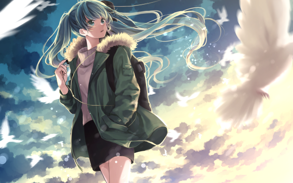 Anime Vocaloid Hatsune Miku HD Wallpaper | Background Image