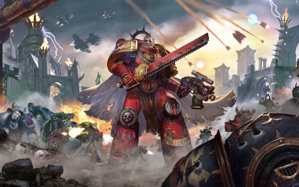 Video Game Warhammer 40K Warhammer Warrior Battle Armor Weapon Space Marine HD Wallpaper | Background Image