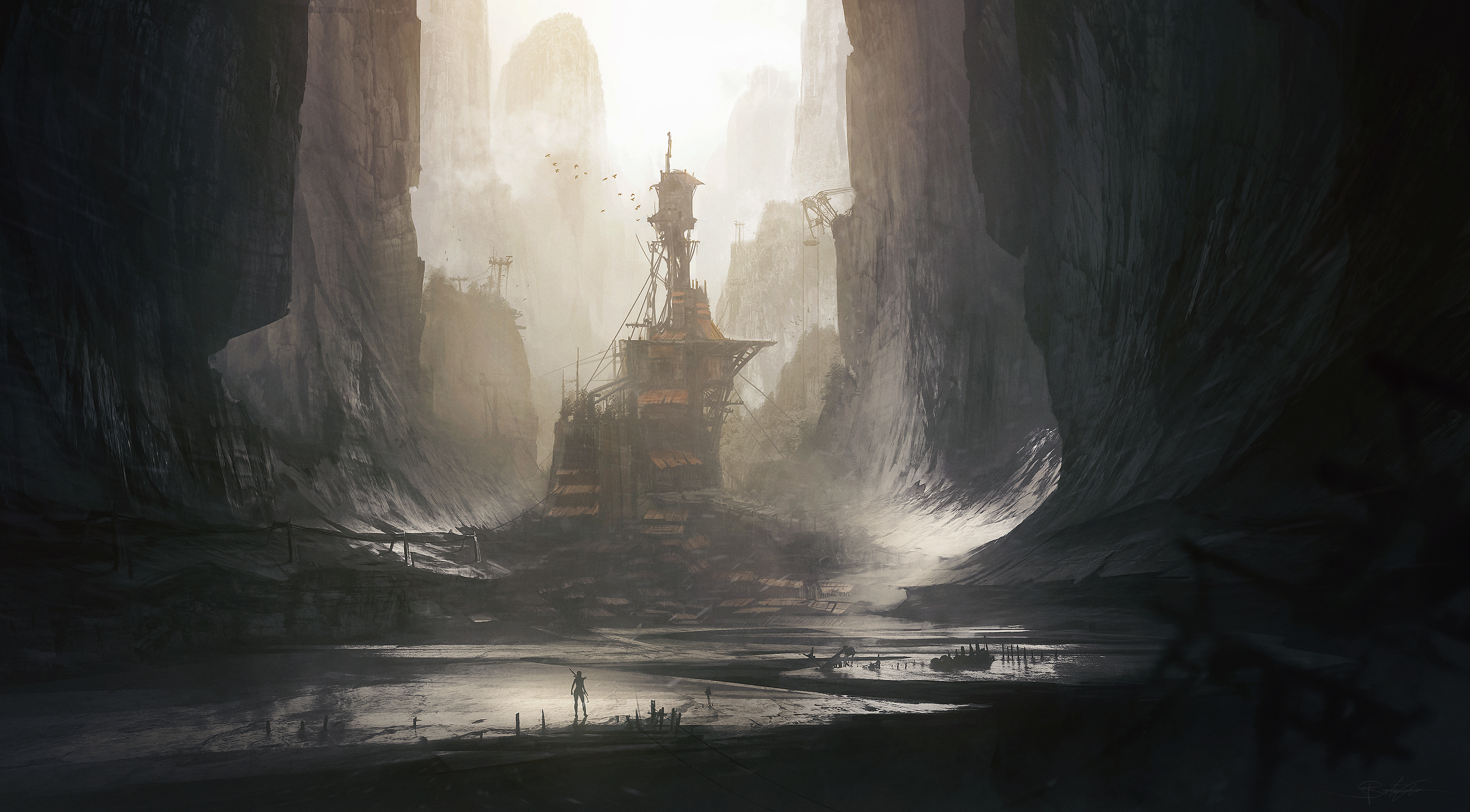 The Vertical Step / Tomb Raider by Bastien Grivet