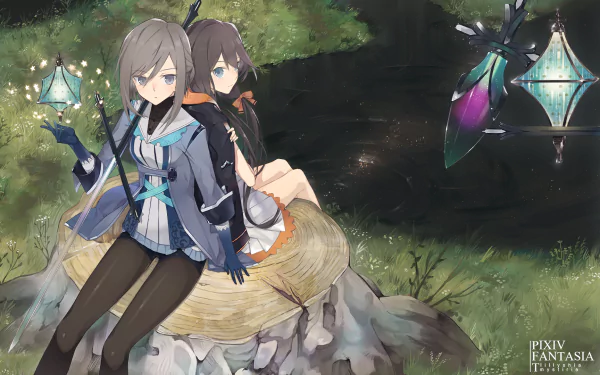 Anime Pixiv Fantasia HD Desktop Wallpaper | Background Image