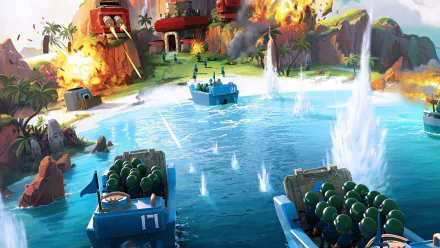 video game Boom Beach HD Desktop Wallpaper | Background Image
