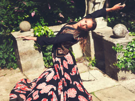 Swedish brunette actress Celebrity Alicia Vikander HD Desktop Wallpaper | Background Image