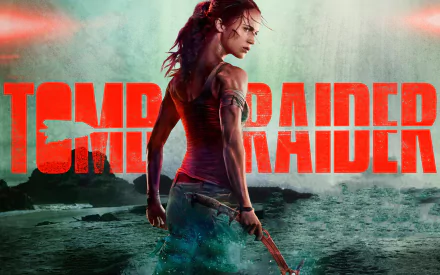 Lara Croft Alicia Vikander movie Tomb Raider (2018) HD Desktop Wallpaper | Background Image