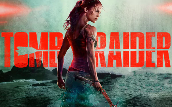 Lara Croft Alicia Vikander movie Tomb Raider (2018) HD Desktop Wallpaper | Background Image