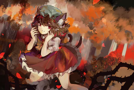 Chen (Touhou) Anime Touhou HD Desktop Wallpaper | Background Image