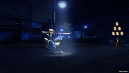Archer (Fate/Zero) Saber (Fate Series) Anime Fate/Stay Night HD Desktop Wallpaper | Background Image