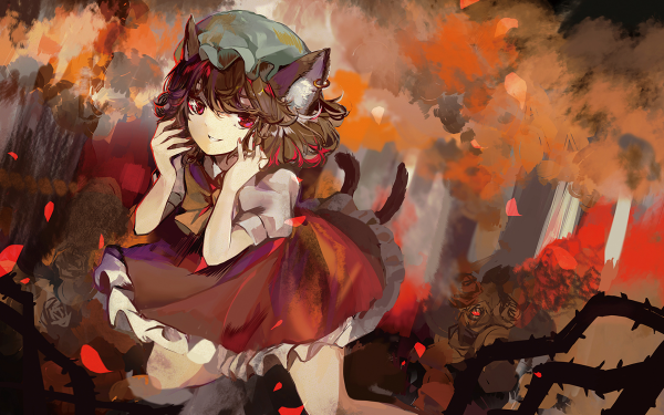 Anime Touhou Chen HD Wallpaper | Background Image