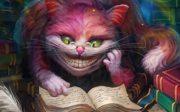 Fantasy Alice In Wonderland Movie Cheshire Cat HD Wallpaper | Background Image