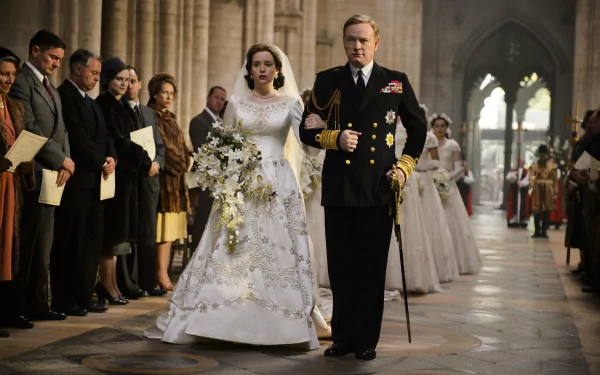 Claire Foy Queen Elizabeth II TV Show The Crown HD Desktop Wallpaper | Background Image