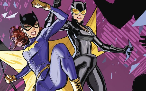 Comics Batgirl Batman Catwoman Barbara Gordon Selina Kyle DC Comics Fondo de pantalla HD | Fondo de Escritorio