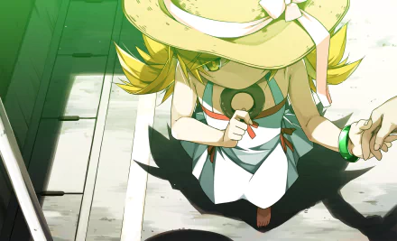 Shinobu Oshino Anime Monogatari (Series) HD Desktop Wallpaper | Background Image