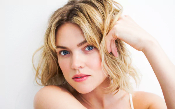 blonde blue eyes face British actress woman Erin Richards HD Desktop Wallpaper | Background Image
