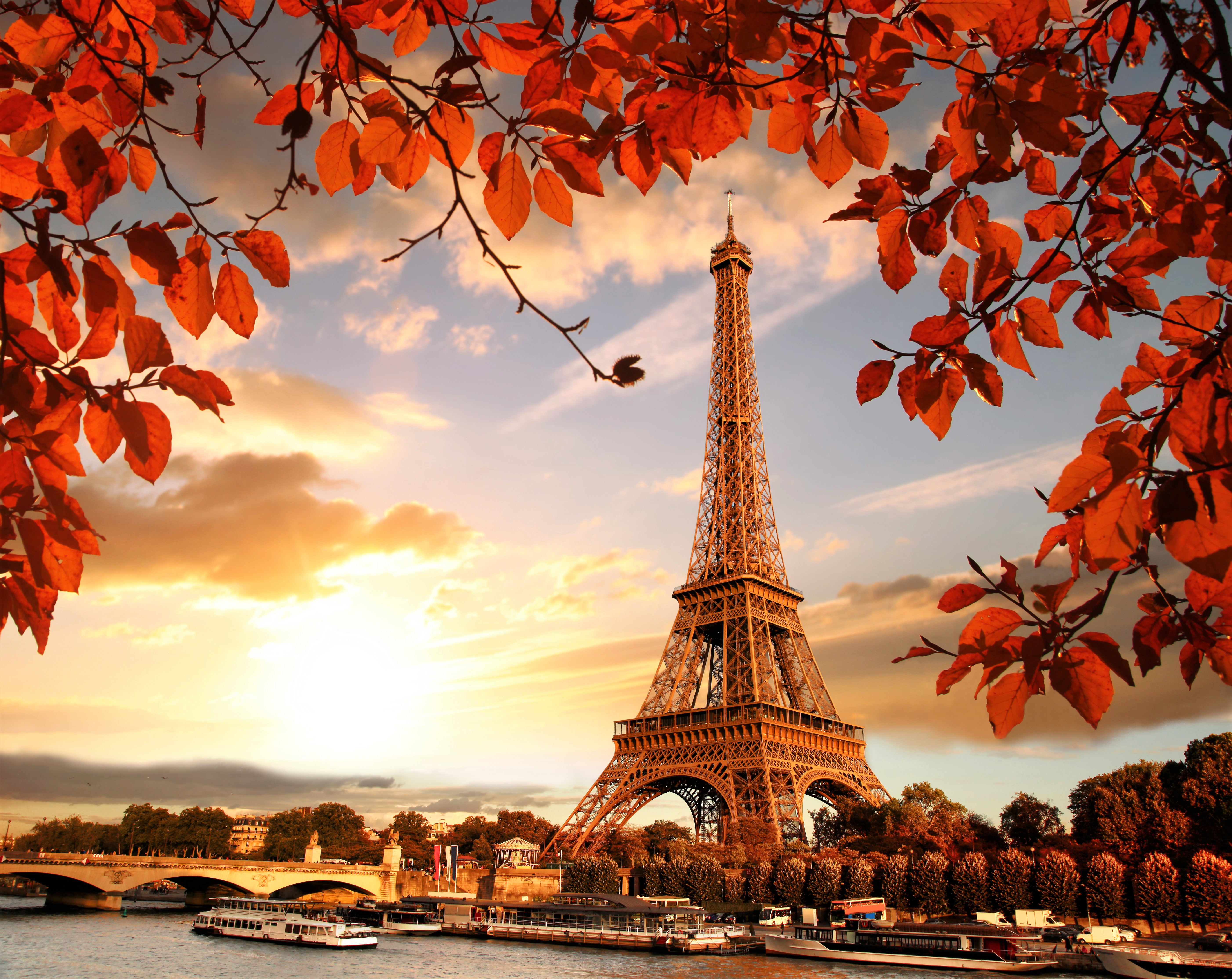 Download A magical view of the iconic Eiffel Tower in Paris Wallpaper |  Wallpapers.com