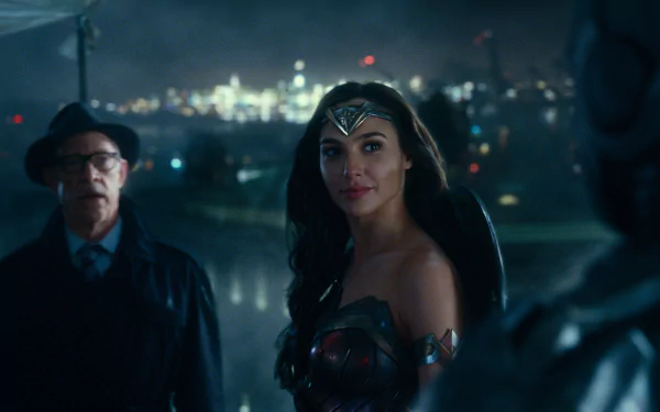 Justice League (2017) J.K. Simmons Commissioner Gordon Wonder Woman Gal Gadot movie Justice League HD Desktop Wallpaper | Background Image