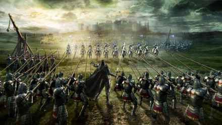 warrior knight battle video game Bladestorm: The Hundred Years' War HD Desktop Wallpaper | Background Image