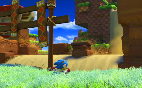 Classic Sonic Sonic the Hedgehog video game Sonic Forces HD Desktop Wallpaper | Background Image