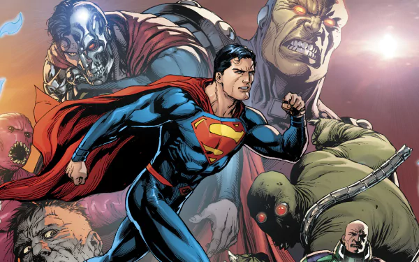 mongul Clark Kent Lex Luthor Cyborg Superman Justice League DC Comics Comic Superman HD Desktop Wallpaper | Background Image