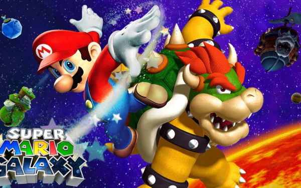 Download Super Mario Galaxy 4k Ultra HD Wallpaper