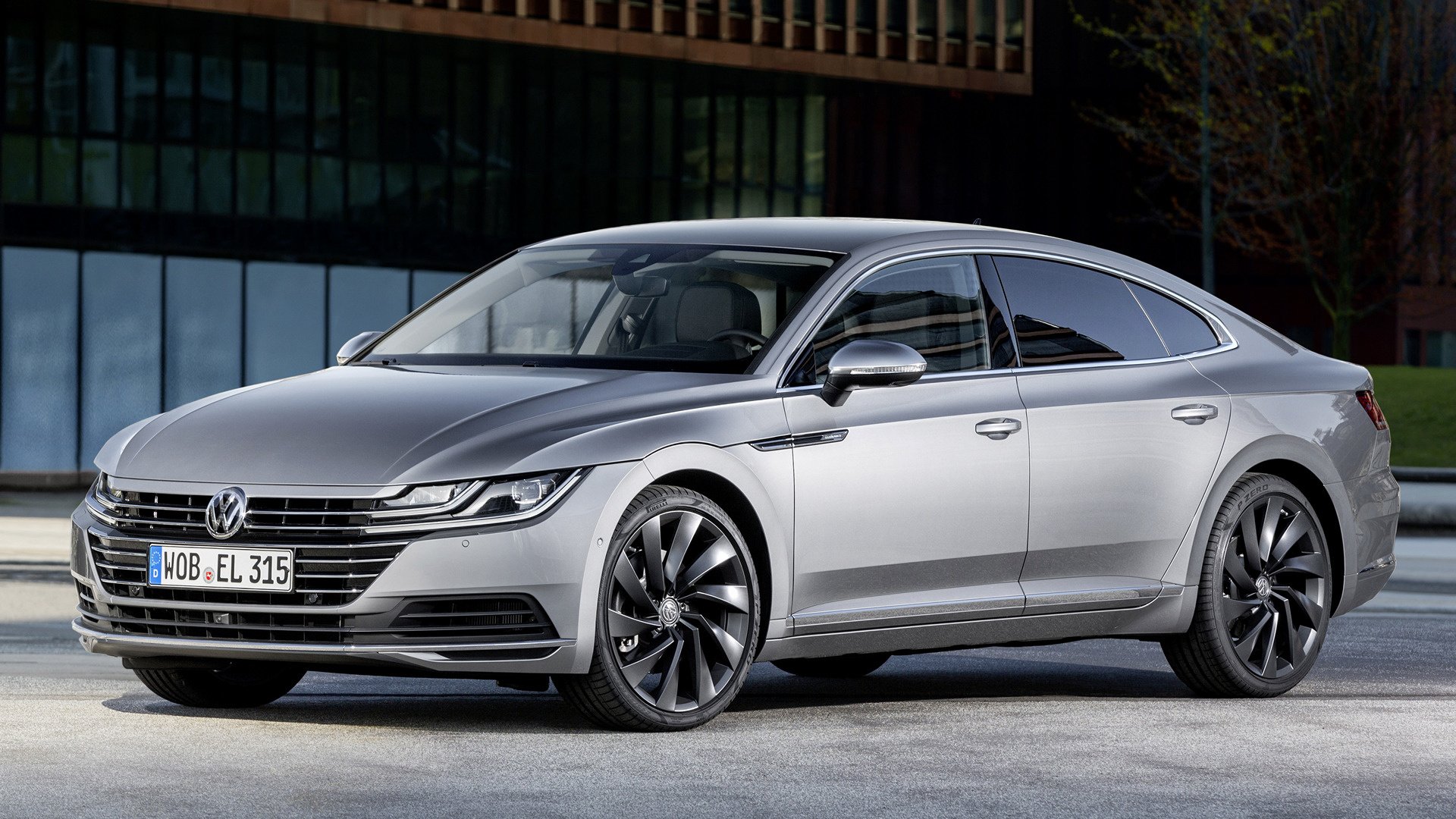 Download Car Silver Car Sedan Vehicle Volkswagen Arteon HD Wallpaper