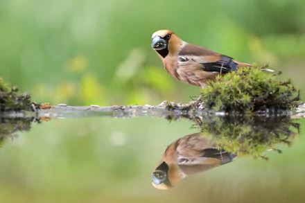  Hawfinch (coccothraustes coccothraustes)