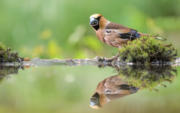  Hawfinch (coccothraustes coccothraustes)