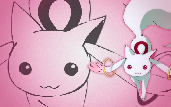 Kyuubey (Puella Magi Madoka Magica) Anime Puella Magi Madoka Magica HD Desktop Wallpaper | Background Image