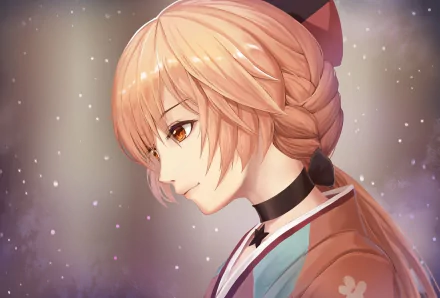 HD PC desktop wallpaper featuring OTs-14 from the Girls Frontline video game, showcasing detailed anime-style art with soft lighting and a serene expression.