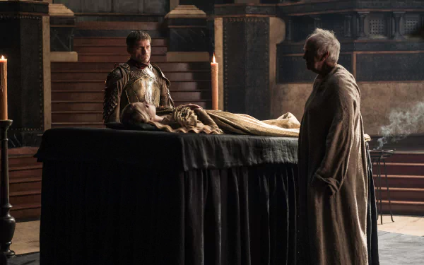 Jonathan Pryce Nikolaj Coster-Waldau High Sparrow Jaime Lannister TV Show Game Of Thrones HD Desktop Wallpaper | Background Image