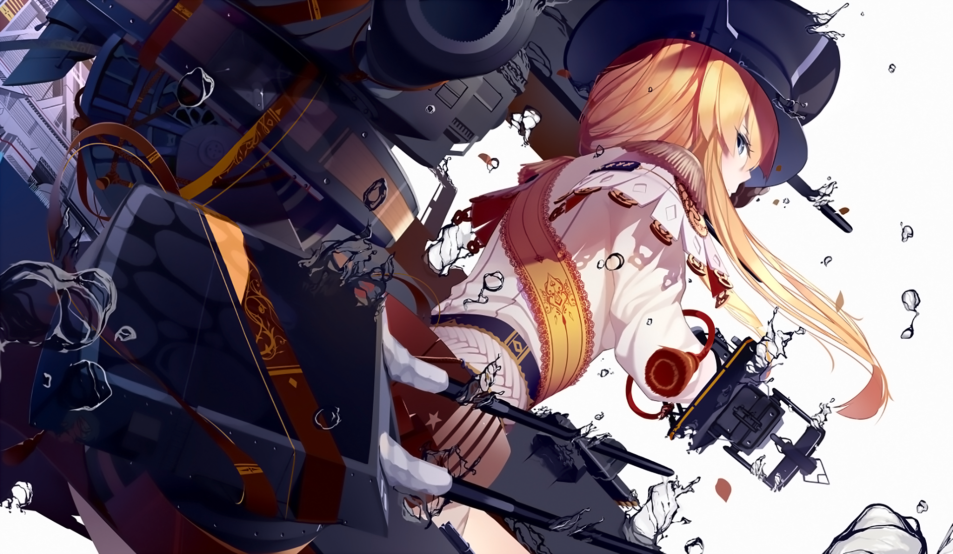 Download Bismarck (Kancolle) Anime Kantai Collection HD Wallpaper by  Atha（アサ）