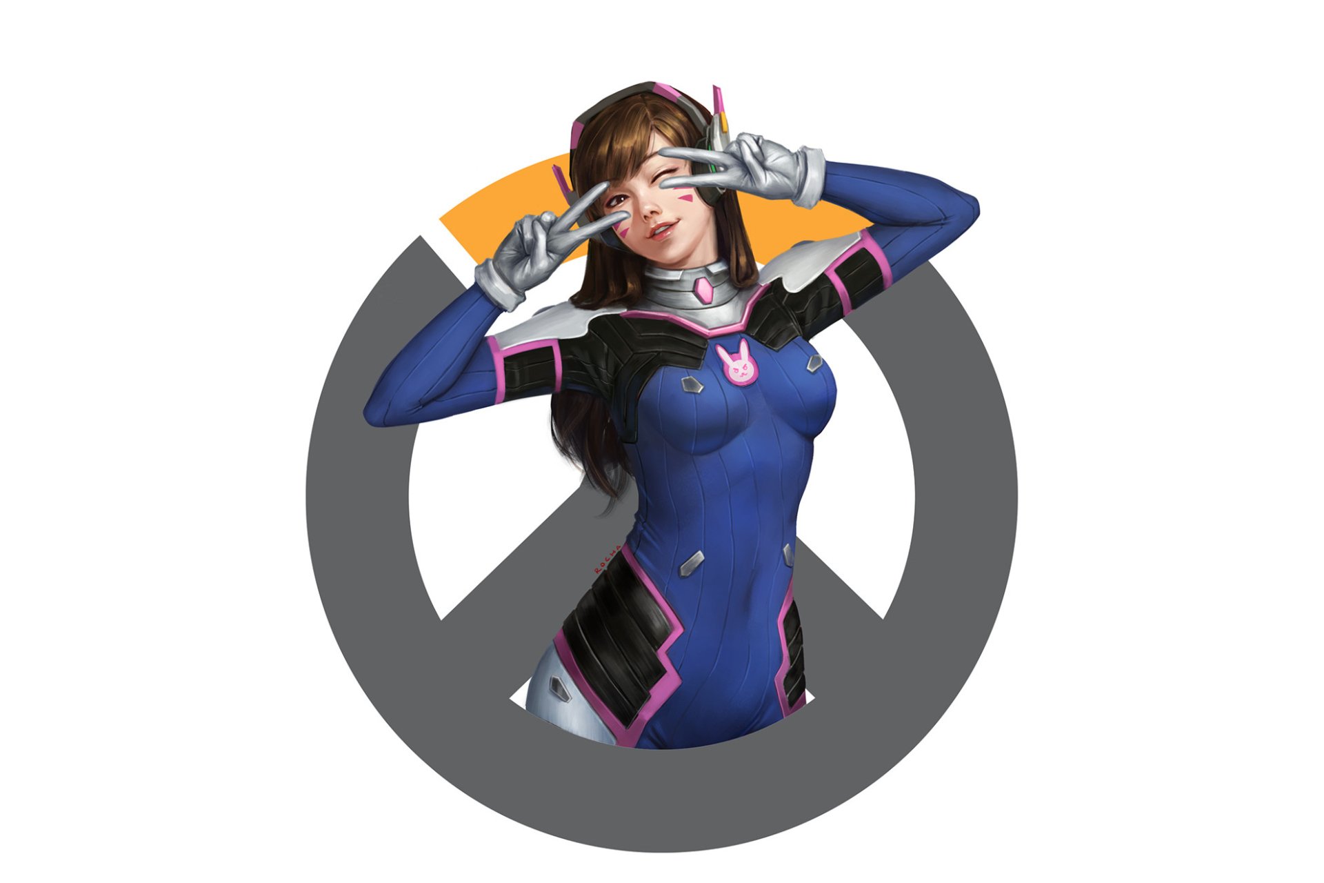 Download D.Va (Overwatch) Video Game Overwatch HD Wallpaper by Alen Rocha