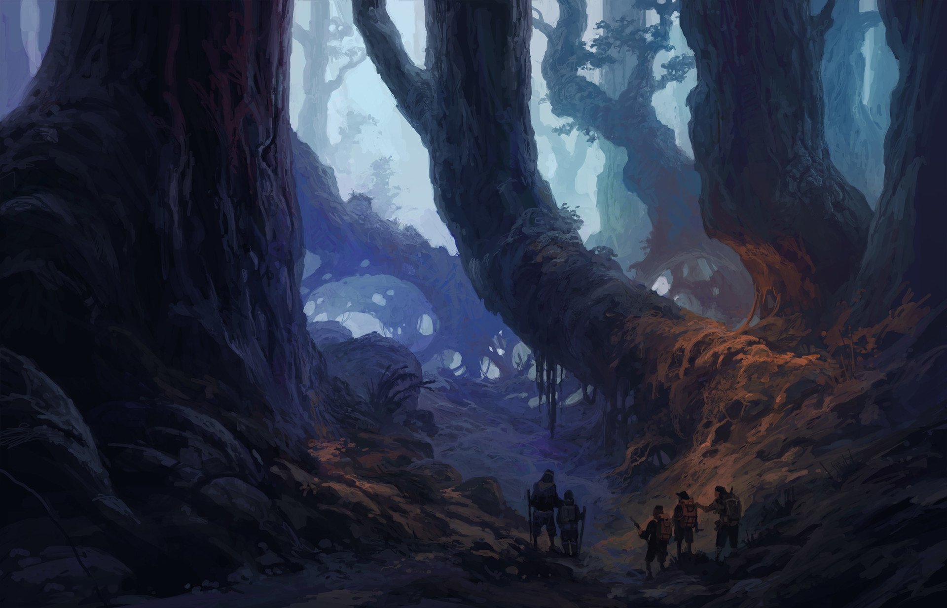 Download Fantasy Forest HD Wallpaper by Andreas Rocha