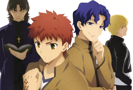 Kirei Kotomine Gilgamesh (Fate Series) Shirou Emiya Shinji Matou Anime Fate/Stay Night: Unlimited Blade Works HD Desktop Wallpaper | Background Image