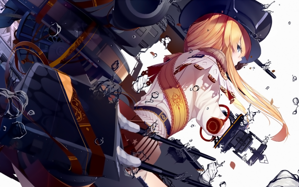 Anime Kantai Collection Bismarck HD Wallpaper | Background Image