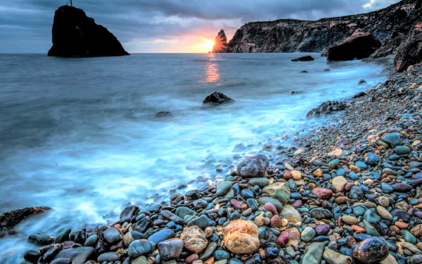  Colorful Rocks on the Coast