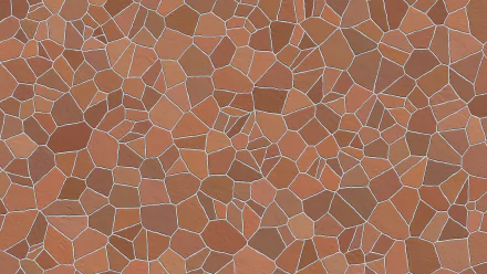 Abstract brown mosaic pattern with irregular shapes and silver outlines, designed as a 4K Ultra HD PC desktop wallpaper and background.