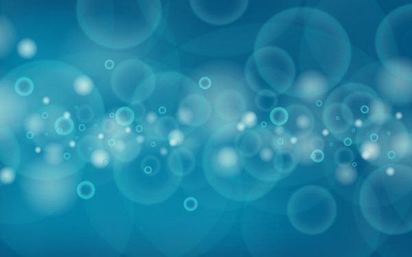 Abstract Circle Blue Bubble HD Wallpaper | Background Image