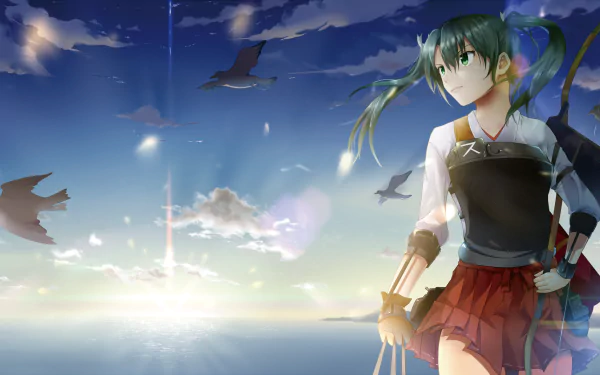 Zuikaku (Kancolle) Anime Kantai Collection HD Desktop Wallpaper | Background Image