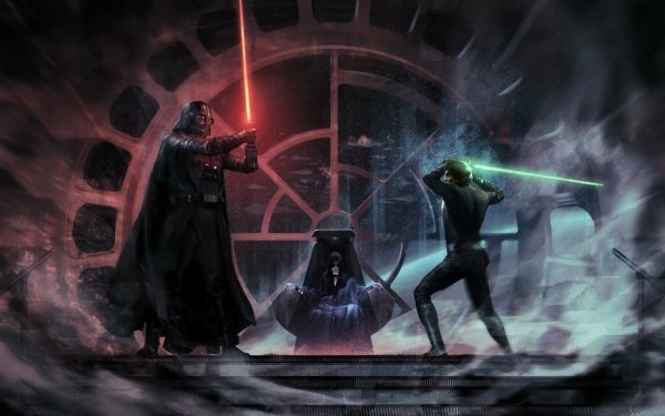 Movie Star Wars Episode VI: Return Of The Jedi Star Wars Luke Skywalker Darth Vader Lightsaber Jedi Sith Emperor Palpatine HD Wallpaper | Background Image
