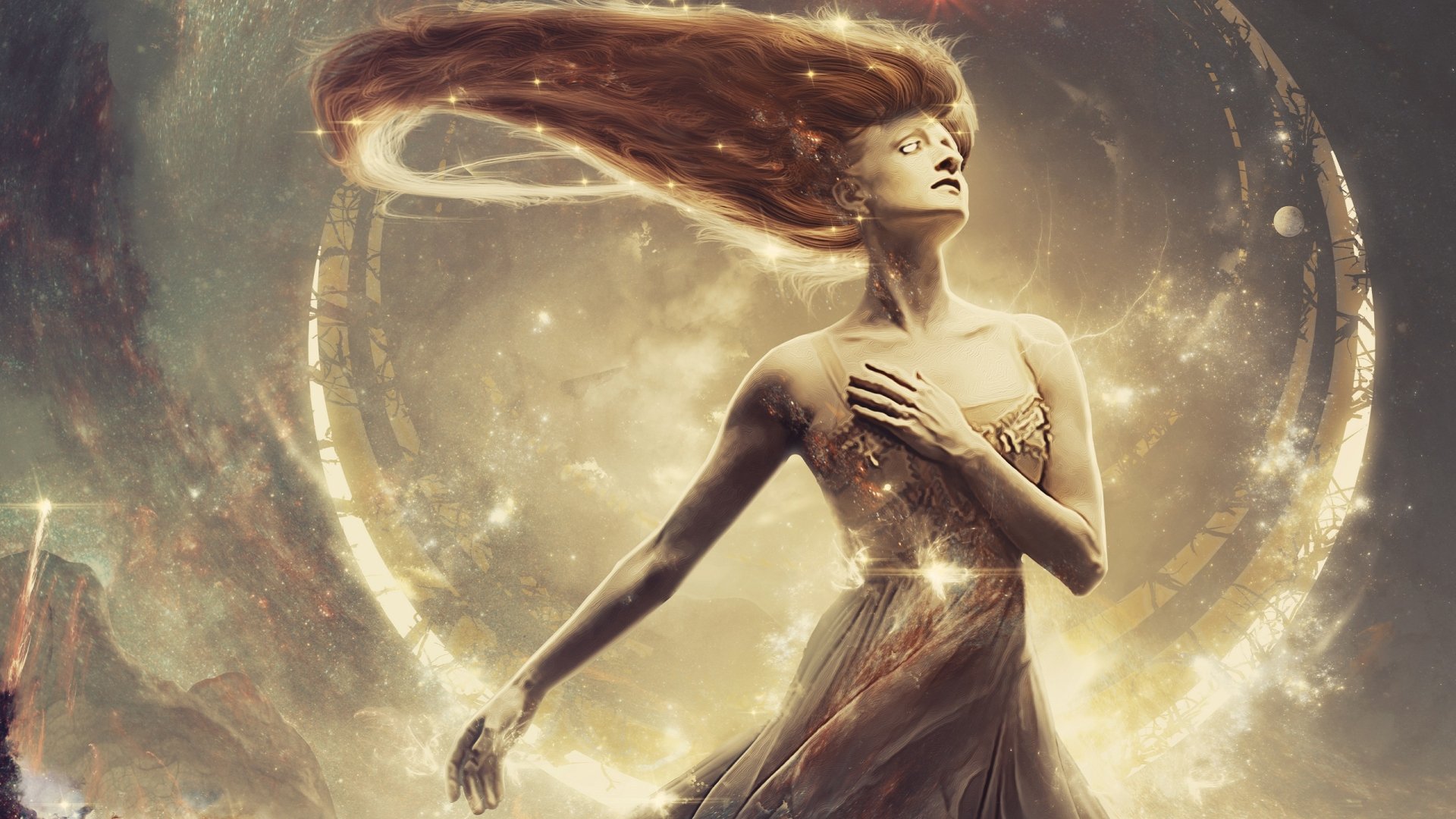 Download Fantasy Sci Fi Woman HD Wallpaper by Zacarias Guterres