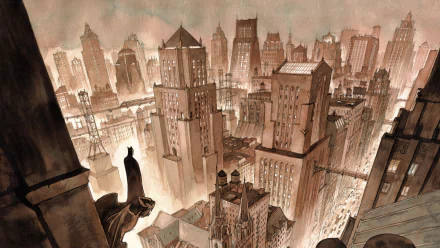  Artist version of Gotham City