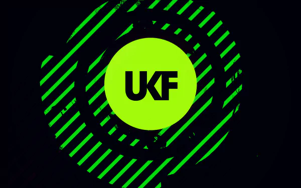 green UKF Music music logo HD Desktop Wallpaper | Background Image