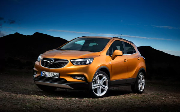 orange car car opel vehicle Opel Mokka HD Desktop Wallpaper | Background Image